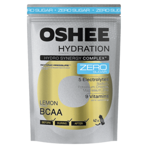 OSHEE Hydration zero powder citron a BCAA 630 g obraz