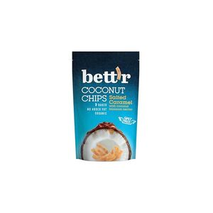 BETT'R Chipsy kokosové slaný karamel BIO 70 g obraz