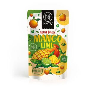 NATU Ovocné kuličky mangové s limetkou 90 g obraz