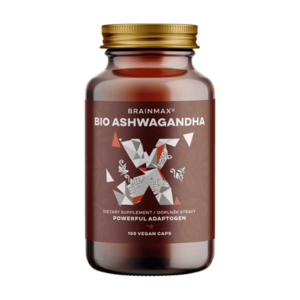 BRAINMAX BIO Ashwagandha (ašvaganda) 560 mg 100 rostlinných kapslí obraz