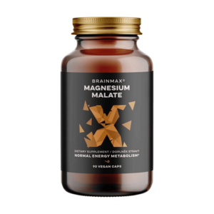 BRAINMAX Magnesium Malate 90 rostlinných kapslí obraz