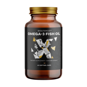 BRAINMAX Omega-3 Fish Oil® 60 softgel kapslí obraz