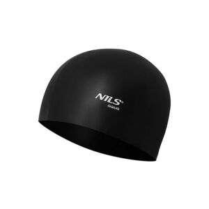 NILS Aqua nqc BK01 silikonová čepice černá obraz