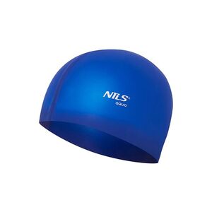 NILS Aqua nqc BL04 silikonová čepice tmavě modrá obraz