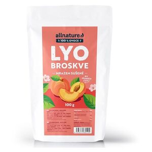 ALLNATURE Broskev sušená mrazem 100 g obraz