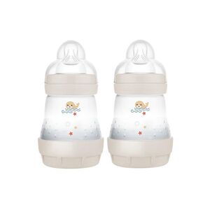 MAM Anti-colic láhev béžová 0+m 160 ml 2 kusy obraz
