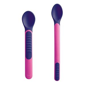 MAM Lžičky feeding spoons & cover 6+m růžové 2 kusy obraz