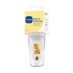 MAM Easy to drink hrnek 8+m žlutý 290 ml obraz