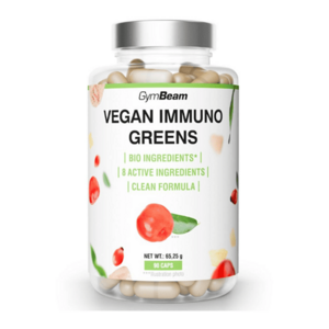 GYMBEAM Vegan immuno greens 90 kapslí obraz