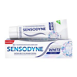 SENSODYNE Advance white deep clean zubní pasta 75 ml obraz