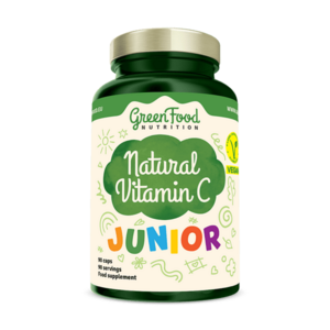 GREENFOOD NUTRITION Junior Natural Vitamin C 90 kapslí obraz