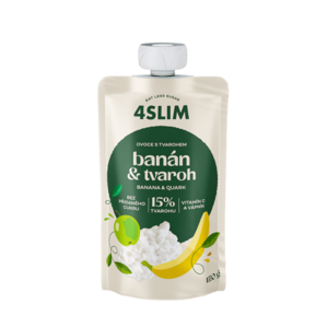 4SLIM Banán tvaroh kapsička 120 g obraz