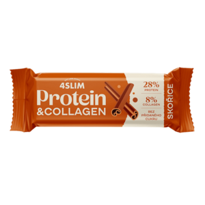 4SLIM Tyčinka protein&collagen skořice 35 g obraz