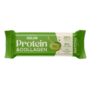 4SLIM Tyčinka protein&collagen matcha 35 g obraz
