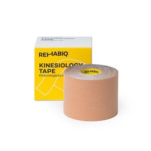 REHABIQ Kinesiology tape tejpovací páska béžová 5 cm x 5 m obraz