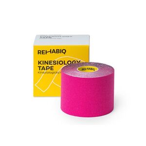 REHABIQ Kinesiology tape tejpovací páska růžová 5 cm x 5 m obraz