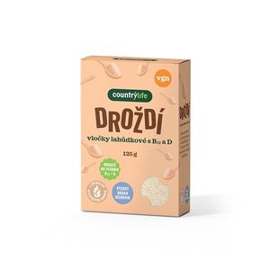COUNTRY LIFE Droždí lahůdkové s vitaminem B12 a D 125 g obraz