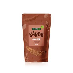 COUNTRY LIFE Karobový prášek světlý BIO 350 g obraz
