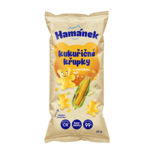 HAMÁNEK kukuřičné křupky s mořskou solí 20 g obraz