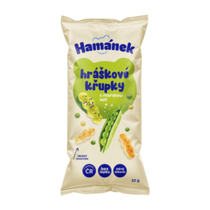 HAMÁNEK Hráškové křupky s mořskou solí 30 g obraz