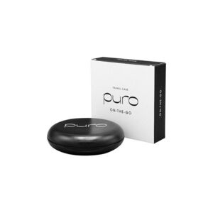 PURO On-the-go černé cestovní pouzdro na neviditelná rovnátka 1 ks obraz