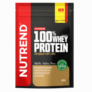 NUTREND 100% Whey protein banán & jahoda 400 g obraz