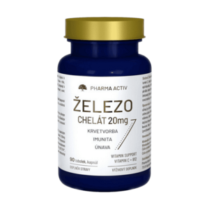 PHARMA ACTIV Železo chelát 20 mg 90 tobolek obraz