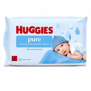 HUGGIES Pure vlhčené ubrousky 48 kusů obraz