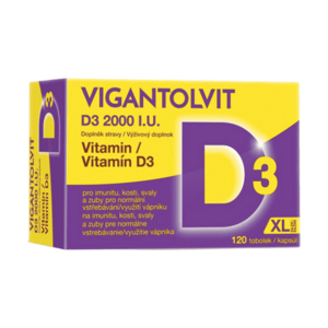VIGANTOLVIT Vitamin D3 2000 I.U. 120 tobolek obraz