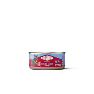 CARNILOVE Cat can paštika pro koťata krůta & losos 100 g obraz
