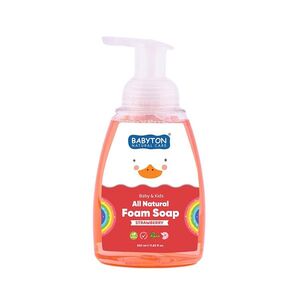 BABYTON Přírodní pěnové mýdlo na ruce Jahoda 350 ml obraz