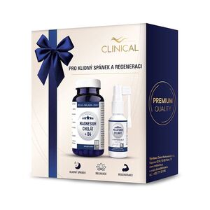 CLINICAL Magnesium Chelát B6 + Melatonin spray 1+1 – dárková sada obraz