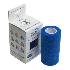 KINE-MAX Cohesive elastické samofixační 10 cm x 4, 5 m modré obraz