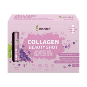 BLENDEA Collagen beauty shot s kyselinou hyaluronovou a zinkem 25 ml 14 ampulí obraz