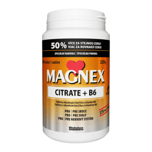 MAGNEX Citrate 375 mg a vitamin B6 100+50 tablet VÝHODNÉ balení obraz