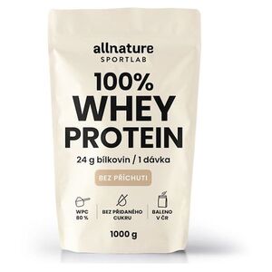 ALLNATURE Sportlab 100% whey protein bez příchuti 1000 g obraz