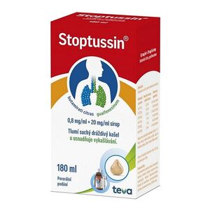 STOPTUSSIN Sirup s dávkovací pipetou 180 ml obraz