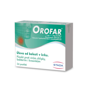 OROFAR Pastilky rozpustné v ústech 24 kusů obraz