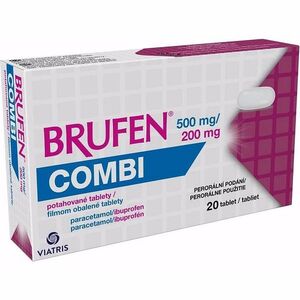 BRUFEN Combi 500mg/200mg 20 potahovaných tablet obraz