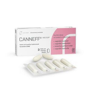 CANNEFF VAG SUP Vaginální čípky 3 kusy obraz