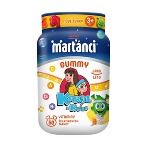 WALMARK Gummy Karol a Kvído 50 tablet + samolepky obraz
