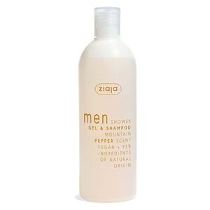 ZIAJA Men Sprchový gel a šampon Mountain Pepper 400 ml obraz