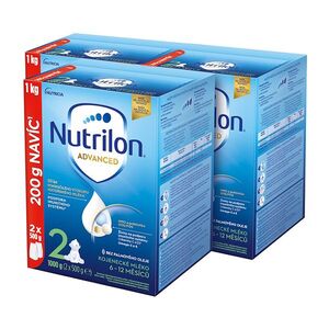 NUTRILON 2 Advanced pokračovací kojenecké mléko 6m+ 3 x 1000 g obraz