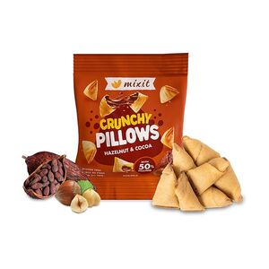MIXIT Křupavé polštářky lískový oříšek a kakao 30 g obraz