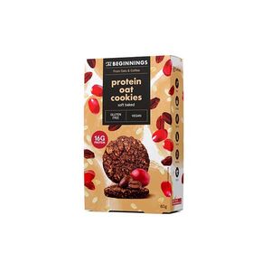 THE BEGINNINGS Sušenky ovesné proteinové s kakaem 80 g obraz