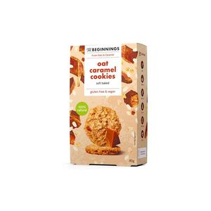 THE BEGINNINGS Sušenky ovesné proteinové s karamelem 80 g obraz