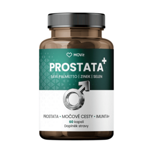 MOVIT ENERGY PROSTATA + Saw palmetto & zinek & selen, 60 kapslí obraz
