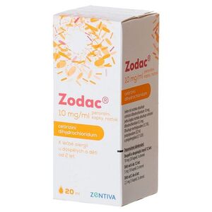 ZODAC GTT 10mg/ml 20 ml III obraz