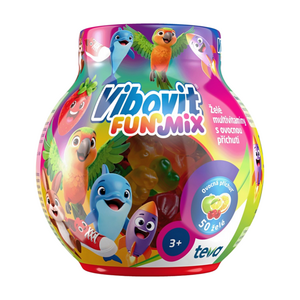 VIBOVIT Funmix želé multivitaminy 50 kusů + LIMITOVANÁ EDICE obraz