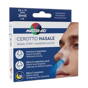 MASTER AID Nosní náplasti 56 x 17mm 10 kusů obraz